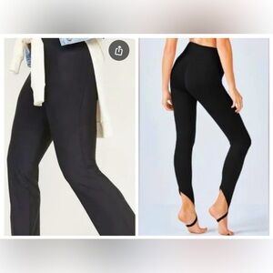x2 NWOT Boot Cut Yoga Pants Workout Cropped BLK Leggings OLD NAVY FABLETICS XS/S
